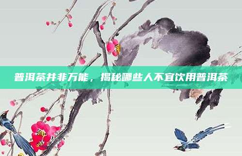 普洱茶并非万能,揭秘哪些人不宜饮用普洱茶