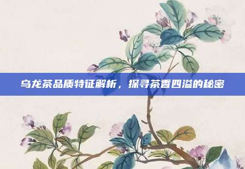乌龙茶品质特征解析，探寻茶香四溢的秘密