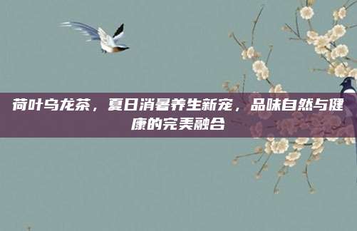 荷叶乌龙茶，夏日消暑养生新宠，品味自然与健康的完美融合