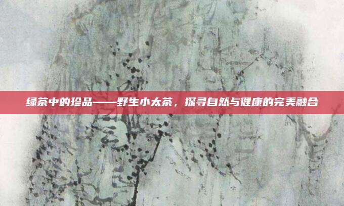 绿茶中的珍品——野生小太茶，探寻自然与健康的完美融合