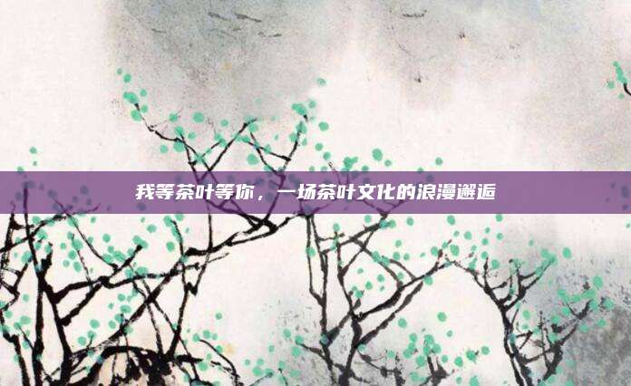 我等茶叶等你，一场茶叶文化的浪漫邂逅