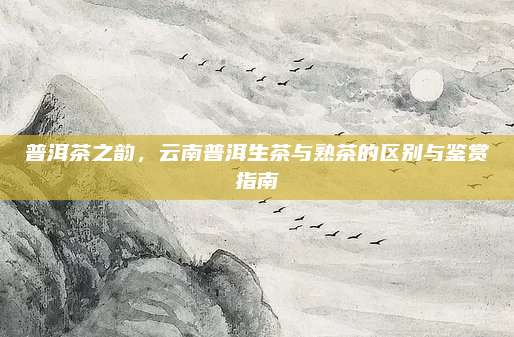 普洱茶之韵，云南普洱生茶与熟茶的区别与鉴赏指南