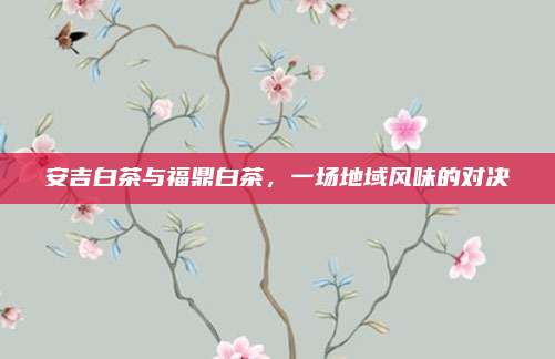 安吉白茶与福鼎白茶，一场地域风味的对决