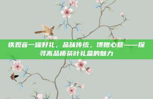 铁观音一罐好礼，品味传统，馈赠心意——探寻高品质茶叶礼盒的魅力