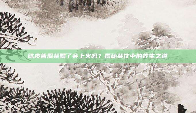 陈皮普洱茶喝了会上火吗？揭秘茶饮中的养生之道