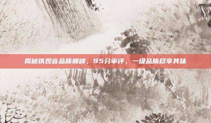 揭秘铁观音品质巅峰，95分审评，一级品质尽享其味