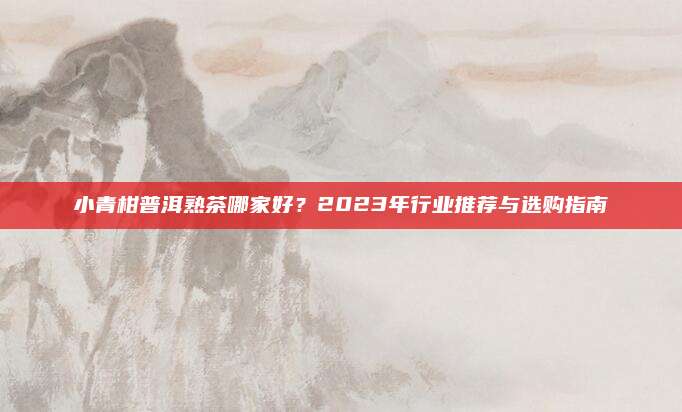 小青柑普洱熟茶哪家好？2023年行业推荐与选购指南