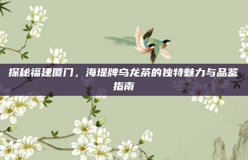 探秘福建厦门，海堤牌乌龙茶的独特魅力与品鉴指南