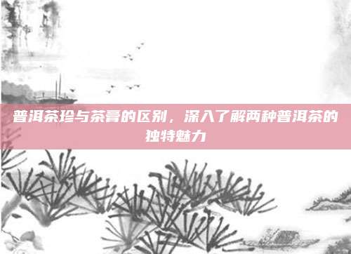 普洱茶珍与茶膏的区别,深入了解两种普洱茶的独特魅力