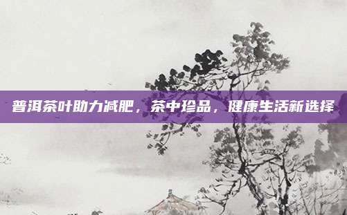 普洱茶叶助力减肥,茶中珍品,健康生活新选择