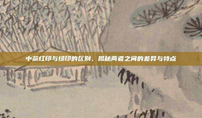中茶红印与绿印的区别,揭秘两者之间的差异与特点