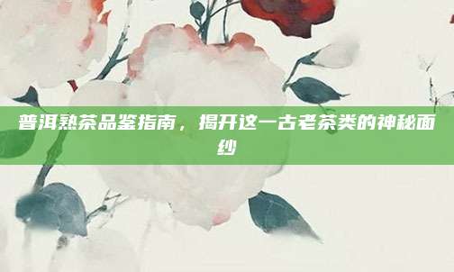 普洱熟茶品鉴指南,揭开这一古老茶类的神秘面纱