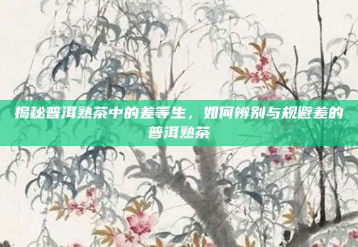 揭秘普洱熟茶中的差等生，如何辨别与规避差的普洱熟茶