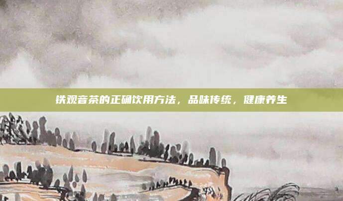 铁观音茶的正确饮用方法，品味传统，健康养生