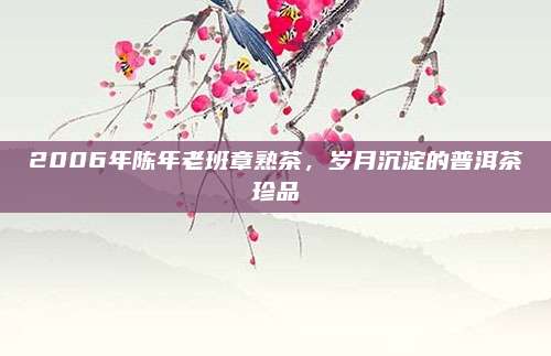 2006年陈年老班章熟茶，岁月沉淀的普洱茶珍品