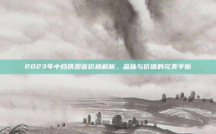 2023年中档铁观音价格解析,品味与价值的完美平衡
