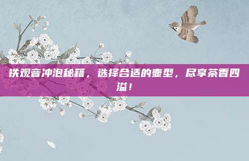 铁观音冲泡秘籍,选择合适的壶型,尽享茶香四溢!