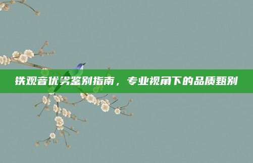 铁观音优劣鉴别指南，专业视角下的品质甄别
