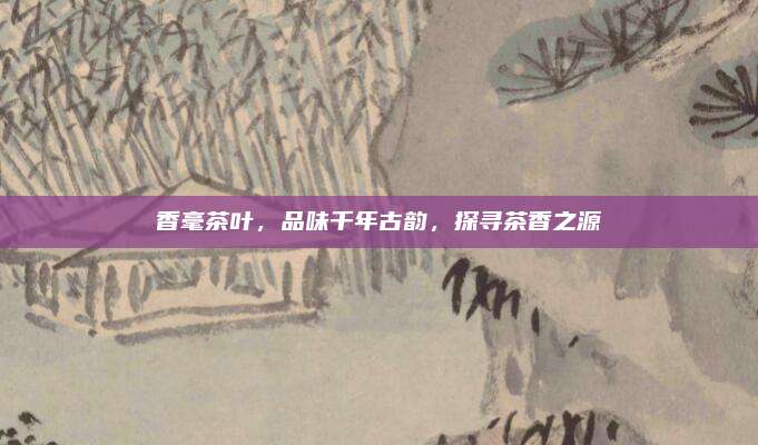 香毫茶叶，品味千年古韵，探寻茶香之源