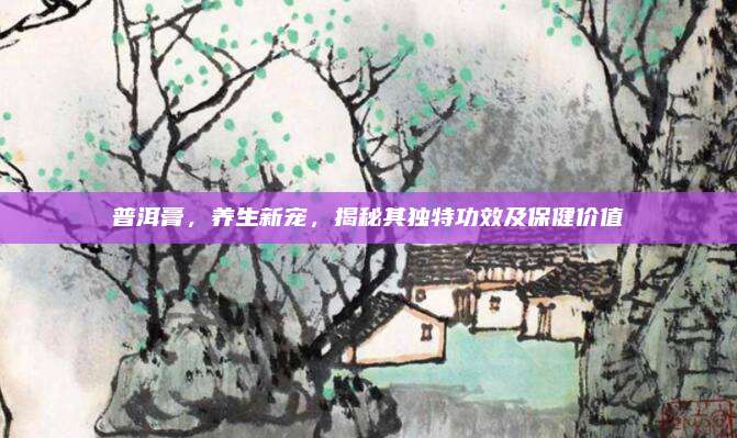 普洱膏,养生新宠,揭秘其独特功效及保健价值