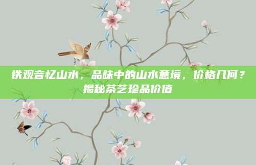 铁观音忆山水，品味中的山水意境，价格几何？揭秘茶艺珍品价值
