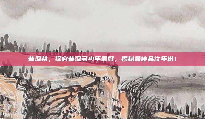 普洱茶，探究普洱多少年最好，揭秘最佳品饮年份！