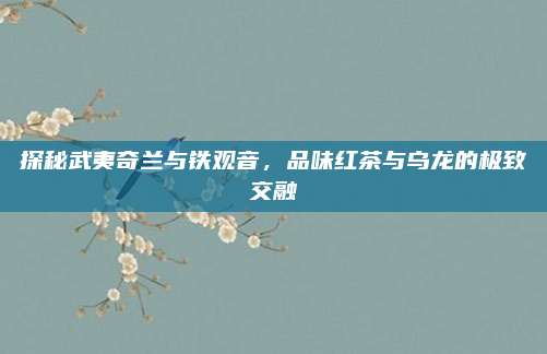 探秘武夷奇兰与铁观音，品味红茶与乌龙的极致交融