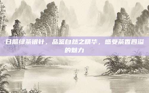 日照绿茶银针，品鉴自然之精华，感受茶香四溢的魅力