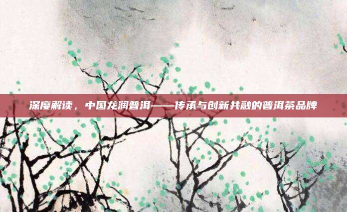 深度解读，中国龙润普洱——传承与创新共融的普洱茶品牌