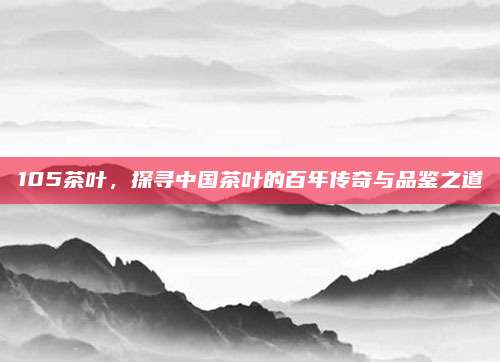 105茶叶，探寻中国茶叶的百年传奇与品鉴之道