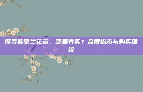 探寻紫罗兰花茶，哪里有买？品质指南与购买建议