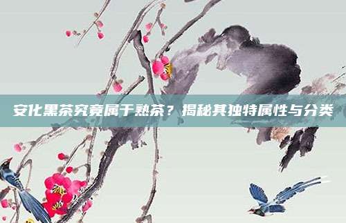 安化黑茶究竟属于熟茶？揭秘其独特属性与分类