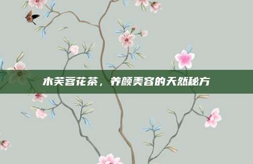 木芙蓉花茶，养颜美容的天然秘方