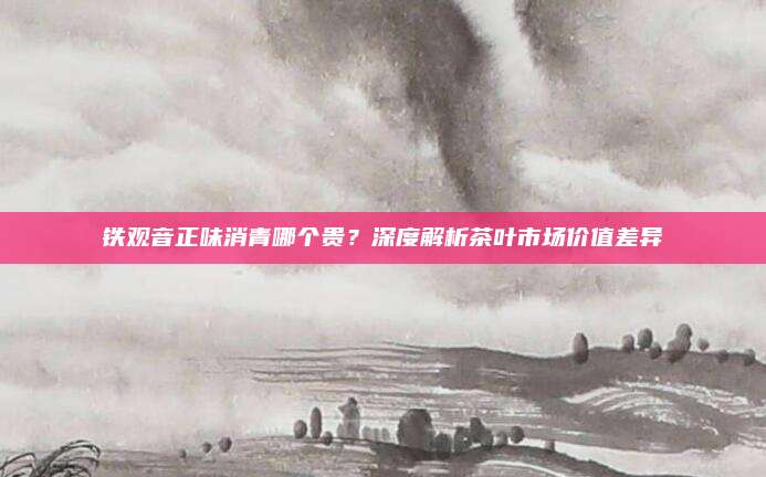 铁观音正味消青哪个贵？深度解析茶叶市场价值差异