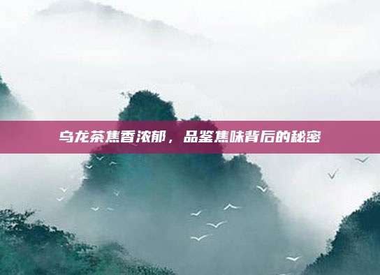 乌龙茶焦香浓郁，品鉴焦味背后的秘密
