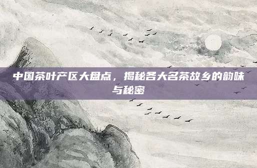 中国茶叶产区大盘点，揭秘各大名茶故乡的韵味与秘密