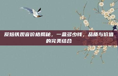 炭焙铁观音价格揭秘，一盒多少钱，品质与价值的完美结合