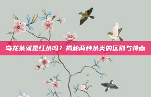 乌龙茶就是红茶吗？揭秘两种茶类的区别与特点