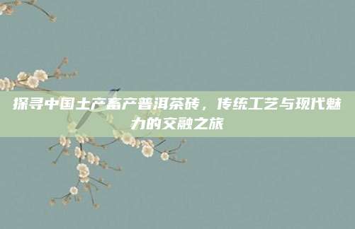 探寻中国土产畜产普洱茶砖，传统工艺与现代魅力的交融之旅