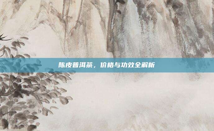 陈皮普洱茶，价格与功效全解析
