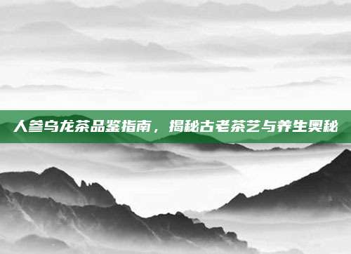 人参乌龙茶品鉴指南，揭秘古老茶艺与养生奥秘