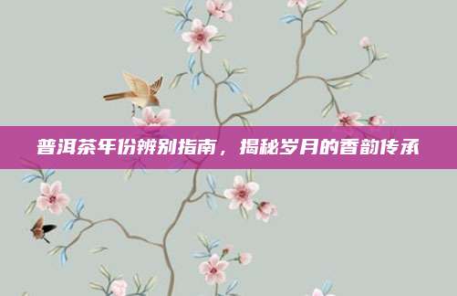 普洱茶年份辨别指南，揭秘岁月的香韵传承