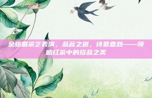 金骏眉茶艺表演，品茗之道，诗意盎然——领略红茶中的珍品之美