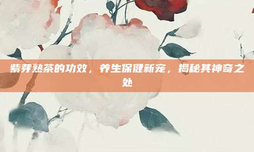 紫芽熟茶的功效，养生保健新宠，揭秘其神奇之处