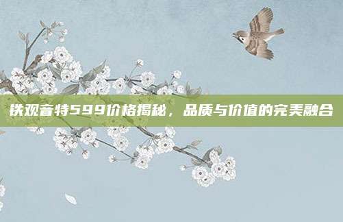 铁观音特599价格揭秘，品质与价值的完美融合
