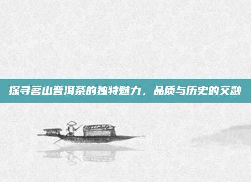 探寻茗山普洱茶的独特魅力，品质与历史的交融