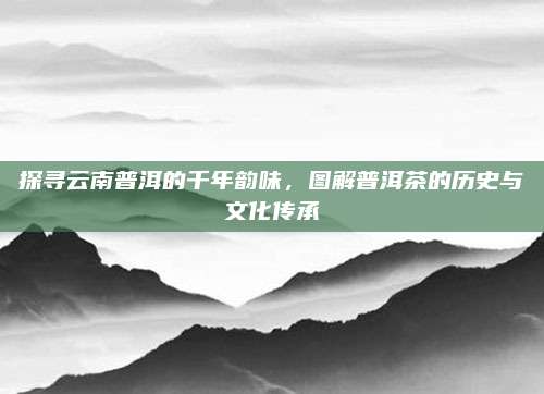 探寻云南普洱的千年韵味，图解普洱茶的历史与文化传承