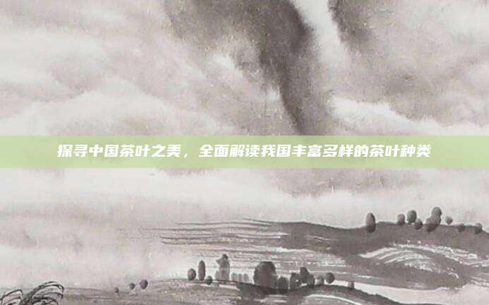 探寻中国茶叶之美，全面解读我国丰富多样的茶叶种类