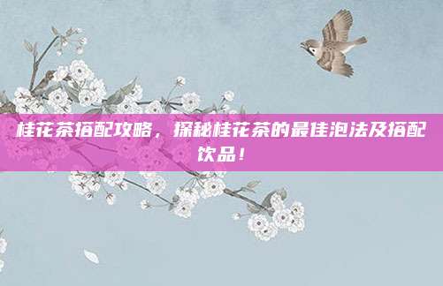 桂花茶搭配攻略，探秘桂花茶的最佳泡法及搭配饮品！