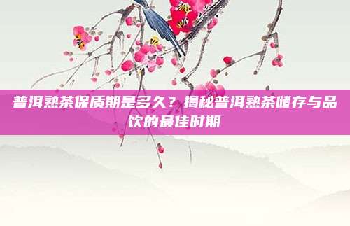 普洱熟茶保质期是多久？揭秘普洱熟茶储存与品饮的最佳时期